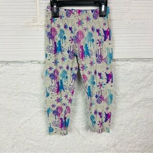 Frozen 2 Kids magic forest Anna and Elsa Printed pajama bottoms size 4T